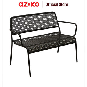 AZKO Soleil Hiro Bangku Taman 3 Dudukan - Sandy Coffee