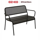 AZKO Soleil Hiro Bangku Taman 3 Dudukan - Sandy Coffee