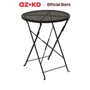 AZKO Soleil 60 cm Hiro Meja Taman Lipat - Coffee