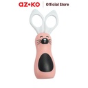 AZKO Odi Gunting Anak Dengan Cover Kid Scissors Alat Pemotong Kertas Lucu Serbaguna Peralatan Atk Kids Friendly Crafting Tools Perlengkapan Kerajinan Tangan