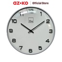 AZKO Arthome 35 cm Spica Jam Dinding - Abu-Abu Wall Clock Jam Tembok Analog Aesthetic Dekorasi Rumah Hiasan Dinding