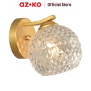 AZKO Eglare Chrysant Lampu Dinding Hias E14 - Gold