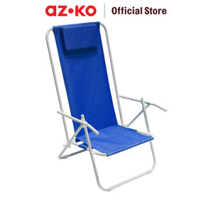 AZKO Soleil Brazilian Kursi Pantai Lipat Balcony Chair Kursi Outdoor Serbaguna Furniture Rumah Tempat Duduk Kursi Halaman Balkon - Biru