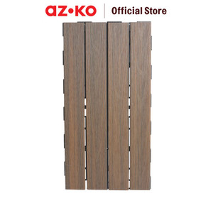 AZKO Rainbodeck Quick Deck Motif Kayu Decking Tile Lantai Bongkar Pasang Instalasi Lantai Aksesoris Bangunan Rumah Aksesoris Teras - Kayu Ipe
