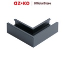 AZKO Krisbow Part Konektor Rel Lampu Sorot L - Hitam