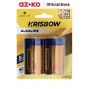 AZKO Krisbow Set 2 Pcs Baterai Alkaline C Lr14-1.5V