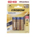 AZKO Krisbow Set 18 Pcs Baterai Alkaline Aa Lr6-1.5V