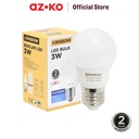 AZKO Krisbow Lumi Bohlam Led 3 watt Cool Daylight - Putih