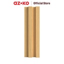 AZKO Maxbuilt 290X12X1.2 cm Panel Dinding Ps Motif Kayu - Cokelat Maple