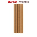 AZKO Maxbuilt 290X13X1.2 cm Panel Dinding Ps Motif Kayu - Cokelat Teak