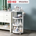 AZKO Stora Rak Troli 4 Tingkat Oval - Putih