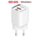 AZKO Memoo Kepala Charger Plug Usb C & A 20 watt Kable C To Lightning