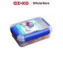 AZKO Smash 1.6 ltr Kotak Makan 3 Sekat Bento Safe - Biru Navy