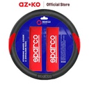 AZKO Sparco Set 3 Pcs Sarung Stir Mobil & Bantalan Bahu - Merah