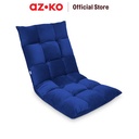 AZKO Soleil Amadeus Breen Kursi Lesehan Lipat Velvet - Biru Navy