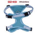 AZKO Paws N Tail Ukuran S Harness & Tali Anjing - Biru