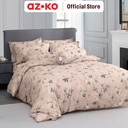 AZKO Sleeplite 160X200cm Set 5 Pcs Seprai Queen Polyester Flower Azalea