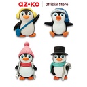 AZKO Otto Klasse Set 4 Pcs Ornamen Dashboard Mobil Penguin