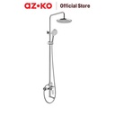 AZKO Acroz Vittoria Set Shower Mandi Chrome