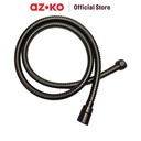 AZKO Acroz 1.2 mtr Selang Shower Stainless Steel Premium - Hitam
