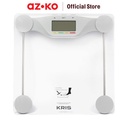 AZKO Kris Timbangan Badan Digital Personal 180 kg Transparan