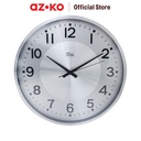 AZKO Arthome 35 cm Jam Dinding Dhk151 - Silver