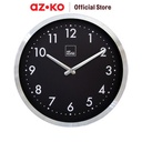 AZKO Arthome 30 cm Jam Dinding 90644Zw - Hitam