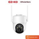 AZKO Krisbow Sync Smart Ip Camera Wifi Battery Ptz Speed 3Mp 24Q Smart Cctv Kamera Pengawas Pintar Camera Pengintai Alat Keamanan Rumah Spy Cam