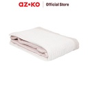 AZKO Forhom Handuk Mandi Katun Dual Side Bath Towel Handuk Dewasa/Anak Anduk Badan Perlengkapan Mandi - Abu-abu