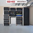 AZKO Tactix Loker Besi Rak Locker Kabinet Penyimpanan Serbaguna Furniture Bengkel Garasi Storage Cabinet - H