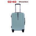 AZKO Luggo Fort Koper Pc & Aluminium Tsa Lock Luggage Hardcase Luggage Koper Bagasi Dengan Tsa Tas Jalan-Jalan Travel Bag Tas Roda - Hijau, 20 inci