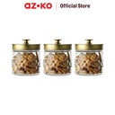 AZKO Kris 550 ml Set 3 Pcs Stoples Kaca Artic