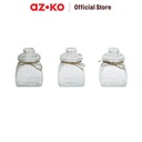 AZKO Kris 600 ml Set 3 Pcs Stoples Kaca Ribbon