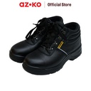 AZKO Krisbow Ukuran 45 Argus Sepatu Pengaman 6 inci - Hitam Safety Shoes Pengaman Kaki Perlengkapan Industri Peralatan Keamanan - 43