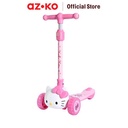 AZKO Hello Kitty Skuter Anak 3 Roda 3D - Pink