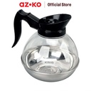 AZKO Kris 1.8 ltr Teko Kopi Coffee Maker Pot Food Grade Plunger Kopi Kaca Dengan Handle Alat Penyeduh Kopi Perlengkapan Dapur