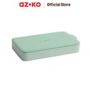 AZKO Kris Cetakan Es Batu Dengan Tutup Silikon Ice Cube Tray With Lid Pencetak Es Food Grade Perlengkapan Masak - Abu-abu