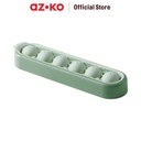 AZKO Kris Cetakan Es Batu Silikon Bulat Ice Cube Tray Pencetak Es Food Grade 6 Slot Perlengkapan Masak - Hijau