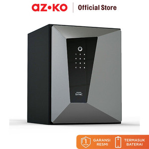 AZKO Krisbow Sync Smart Brankas Besi Layar Sentuh Fdb-45 Steel Safe Touch Screen Lemari Brangkas Pintar Safety Box Tempat Simpan Barang Berharga Brankas Digital Keamanan Rumah