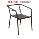 AZKO Soleil Onix Kursi Teras Berlengan Steel - Hitam