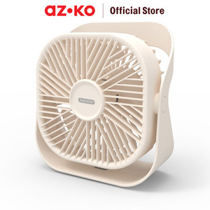 AZKO Memoo Kipas Angin Portabel Rechargable 2000 Mah Portable Fan Kipas Mini Travel Serbaguna Penyejuk Udara - Biru