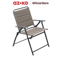 AZKO Soleil Lucky Kursi Teras Lipat Textiline - Hitam/Cokelat