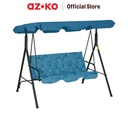 AZKO Soleil Kursi Ayun Dengan Motif Leaves - Biru
