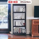 AZKO Krisbow Rak Besi 5 Tingkat - Hitam