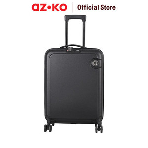 AZKO Luggo Ultra Slim Koper Abs Tsa Lock Expandable Hardcase Luggage Koper Kabin Dengan Tsa Tas Jalan-Jalan Travel Bag Tas Roda - Biru