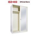 AZKO Masterspace 122X55X195 Cm Lemari Pakaian 2 Pintu Geser - Putih