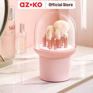 AZKO Stora 16.5x16.5x14.5 Cm Organizer Kuas Make Up - Putih