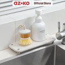 AZKO Stora 25x10x0.90 Cm Rak Kamar Mandi Diatomite - Putih