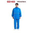 AZKO Otto Klasse Ukuran Xxxl Jas Hujan Dengan Reflector Pvc - Biru
