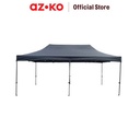 AZKO Soleil 3X6 mtr Tenda Gazebo Lipat V2 - Hitam